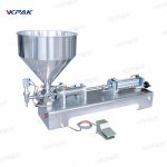 Полностью пневматическая машина для наполнения жидкой пастой для косметического крема-лосьона