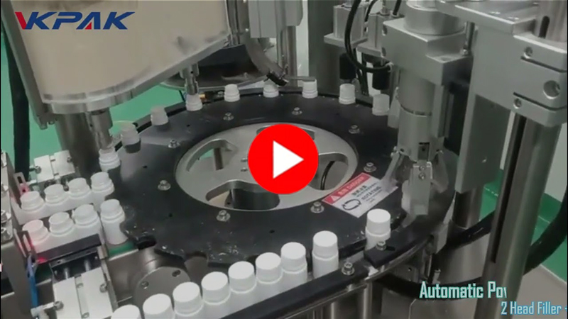 Моноблочная машина для наполнения и укупорки бутылок с порошком