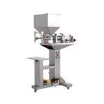 Полуавтоматическая машина для смешивания и наполнения перечного соуса с двумя насадками