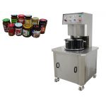 Полуавтоматическая вакуумная укупорочная машина для стеклянных банок с металлическими крышками