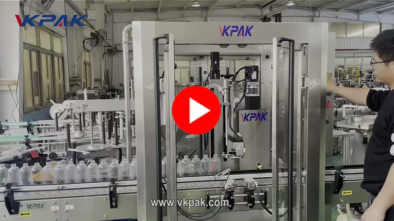 Линия розлива с одной головкой для соуса, шампуня