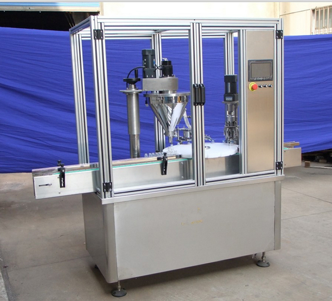 rotary filler capper equipments оборудование для наполнения и укупорки порошка.jpg