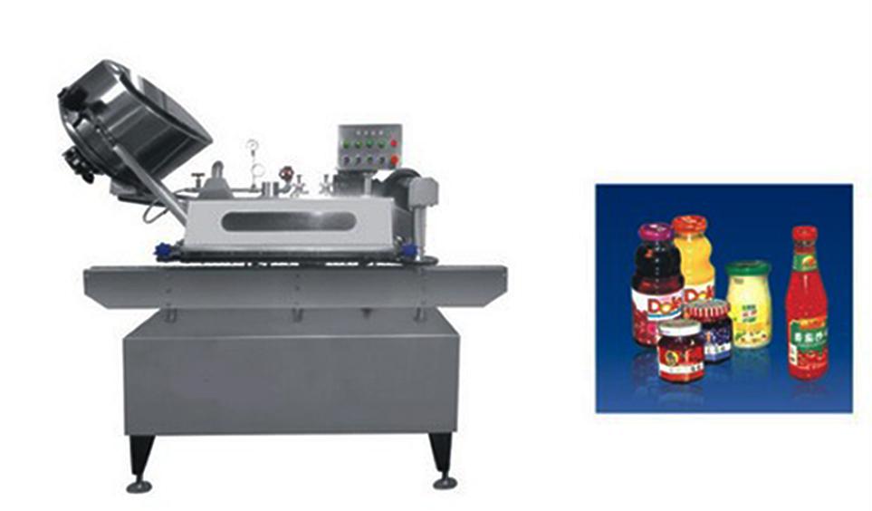 Button-controlled system glass Jar twist off Steam Capper equipment vacuum capping machine for sauce вакуумная укупорочная машина с кнопочным управлением twist off.jpg