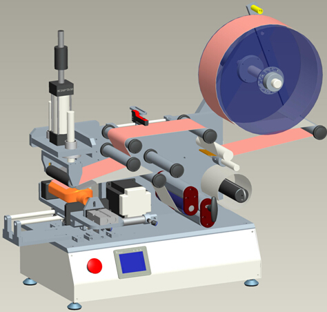 CAD of Labeling machines Этикетировочная машина CAD LM510.jpg
