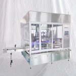 Встроенная поршневая машина для розлива жидкой пасты из вишневого концентрата