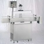 Машина для непрерывной индукционной запайки пластиковых стеклянных бутылок алюминиевой фольгой