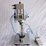 Полуавтоматическая пневматическая настольная машина для обжима стеклянных флаконов для духов