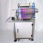 Полуавтоматическая машина для маркировки колбасных флажков и этикетирования этикеток