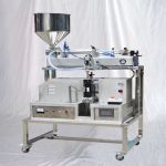 Полуавтоматическая машина для наполнения туб с ультразвуковым запаивающим оборудованием