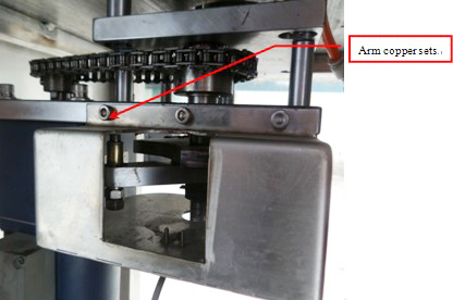 arm copper from capping screw capper equipment наборы медных ручек от укупорочной машины.jpg